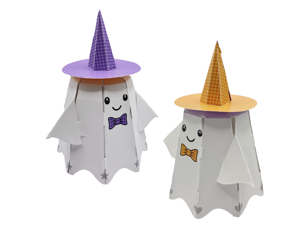 今号の付録
ハロウィン気分を高める「小さなお化けのペーパーフィギュア」