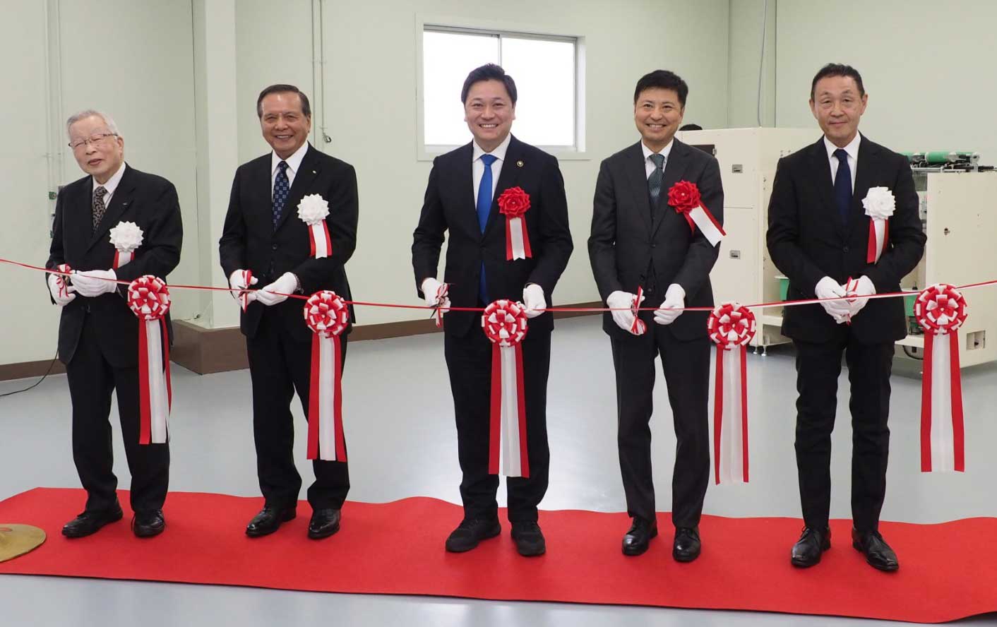 小松撚糸工場の竣工式を執り行いました