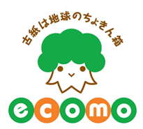 イメージキャラクターのecomoちゃん